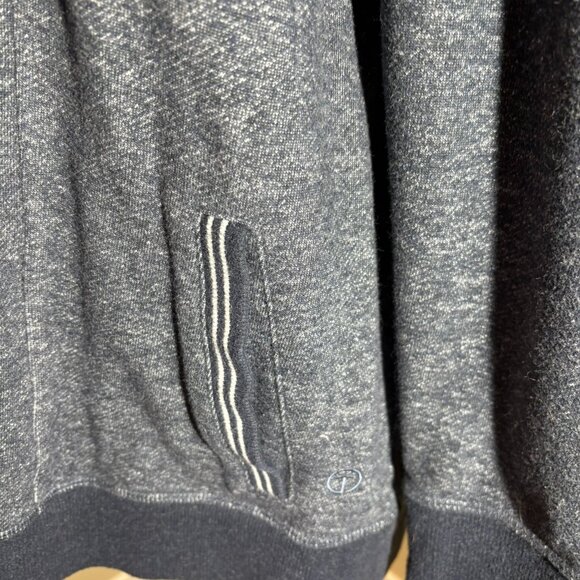 T for Talbots Navy Blue & White Jersey Jacket Leisure - Picture 5 of 10